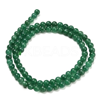 Natural Fuchsite Beads Strands G-L661-B01-4mm-B-1
