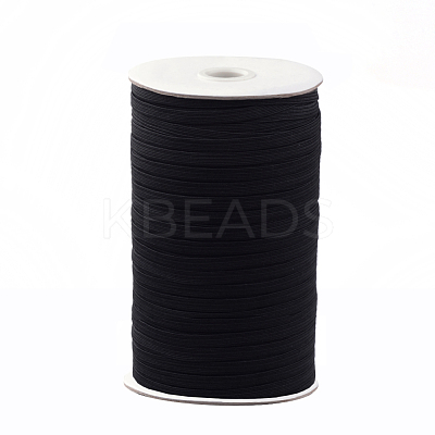 1/4 inch Flat Braided Elastic Rope Cord EC-R030-6mm-02-1
