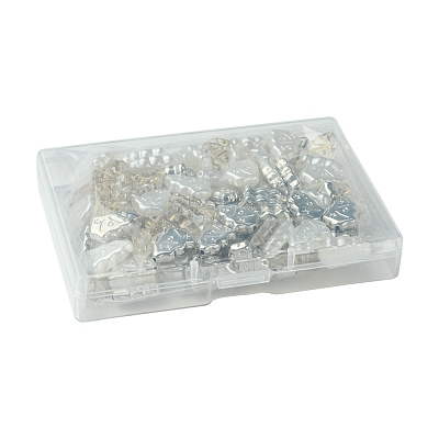 DIY Christmas Tree Acrylic & ABS Plastic Imitation Pearl & CCB Plastic Beads Jewelry Making Findings Kits DIY-FS0007-80-1