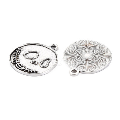 Tibetan Style Alloy Pendant Enamel Settings PALLOY-N160-55AB-1