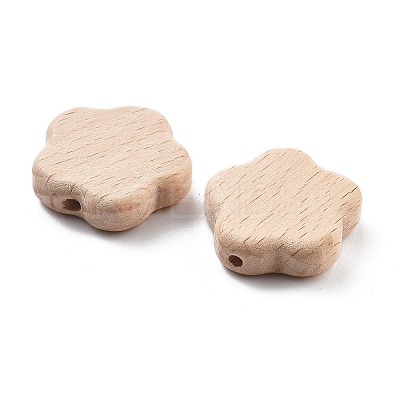 Natural Beech Wooden Baby Teething Toys WOOD-D275-01B-1