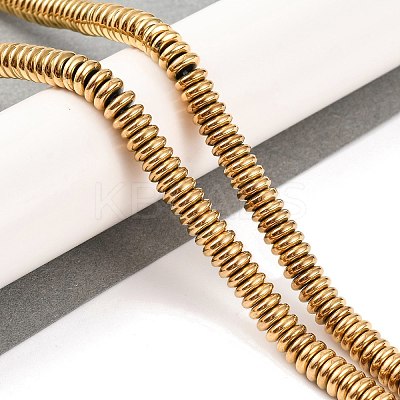 Electroplated Synthetic Non-magnetic Hematite Beads Strands G-H027-D01-02-1