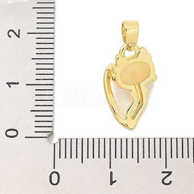 Rack Plating Brass Pendants KK-K293-24P-G-1
