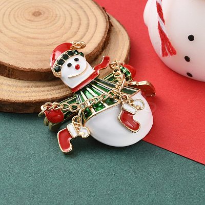 Christmas Theme Enamel Pins JEWB-F034-01B-1