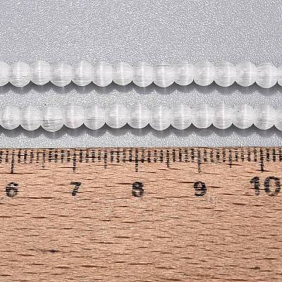 Glass Imitation Cat Eye Beads Strands GLAA-N075-01A-12-1