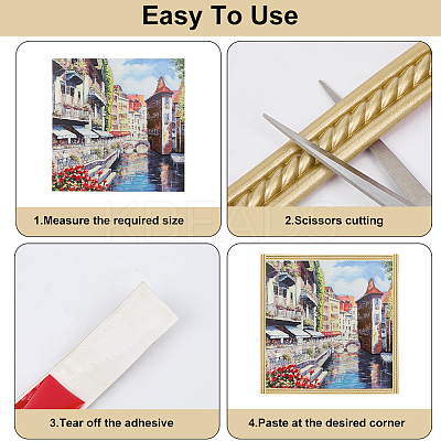 PVC Self-Adhesive Flexible Molding Trim DIY-WH20007-57A-1