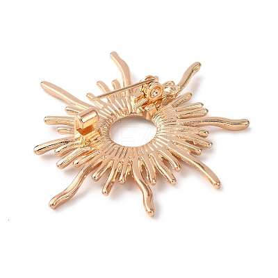 Alloy Crystal Rhinestone Brooches LS-JEWB-P054-01G-1