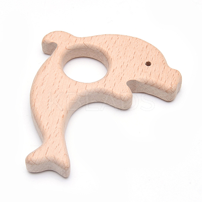 Undyed Beech Wood Big Pendants X-WOOD-Q031-02-LF-1