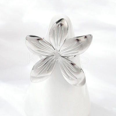 304 Stainless Steel Cuff Rings RJEW-D306-17P-1