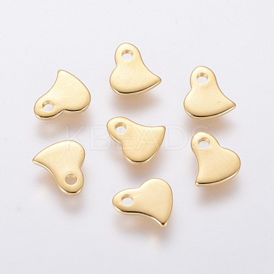 201 Stainless Steel Charms STAS-L234-043G-1