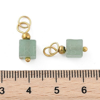 Natural Green Aventurine Pendants STAS-Z129-01G-05-1