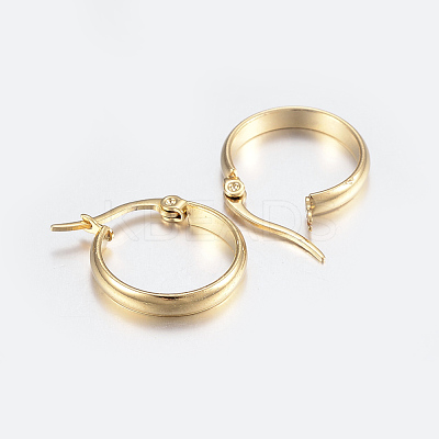 PVD Vacuum Plating 304 Stainless Steel Hoop Earrings EJEW-G239-51G-1