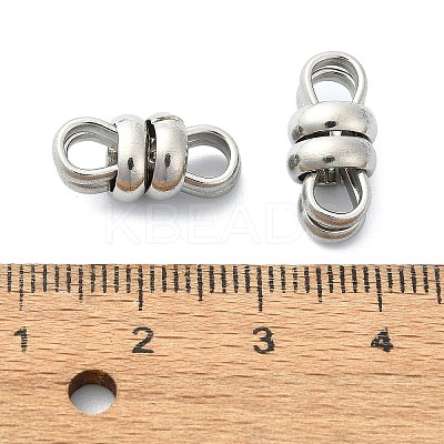 Non-Tarnish 304 Stainless Steel Connector Charms STAS-Z066-07P-1