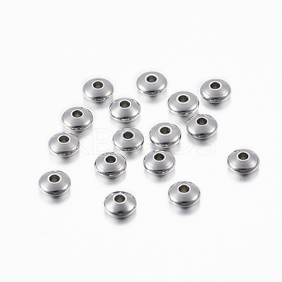 Non-Tarnish 201 Stainless Steel Spacer Beads X-STAS-H376-50-1