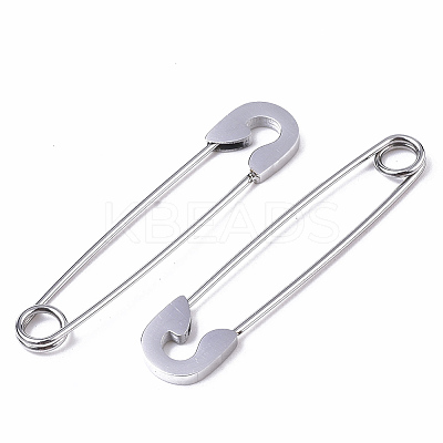 Tarnish Resistant 201 Stainless Steel Safety Pins Earrings STAS-S079-197P-1