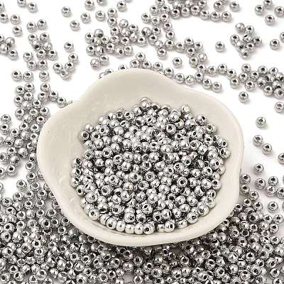 Metallic Colours Plated Glass Seed Beads X1-SEED-H002-G-A573-1