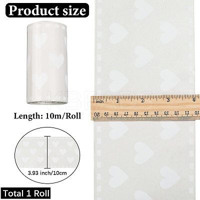 PVC Waterproof Self-adhesive Lace Flower Stickers for Glass Window Decoration DIY-WH20002-636B-1