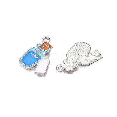 Halloween Theme Alloy Enamel Pendants ENAM-T020-08J-1