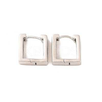 Brass Hoop Earrings for Women EJEW-U015-03P-1