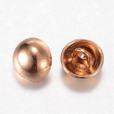 Alloy Shank Buttons BUTT-D054-15mm-06KCG-1