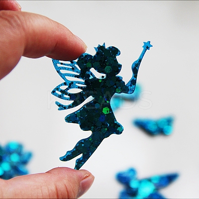 Fairy & Butterfly Cabochon DIY Silhouette Statue Silicone Molds SIMO-R002-06-1
