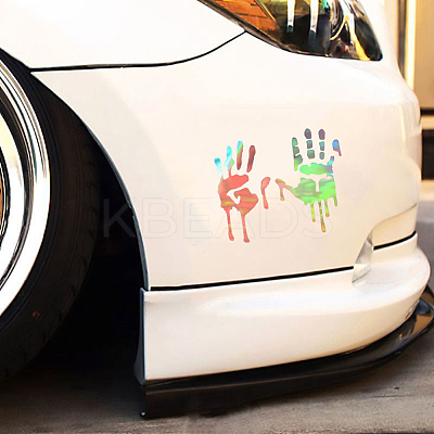 Car Decals- 1 Pcs Hand Car Hood Sticker ST-F711-2-1