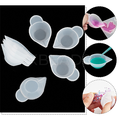 Silicone Non-stick Dividing Cups DIY-WH0374-64-1
