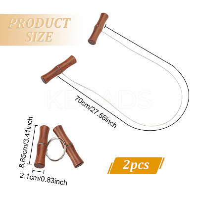 Stainless Steel Wire Clay Cutter TOOL-WH0136-125-1