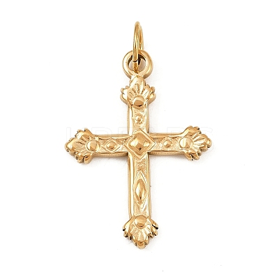 304 Stainless Steel Pendants STAS-K307-02C-G-1