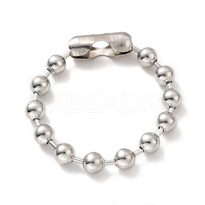 Tarnish Resistant 304 Stainless Steel Ball Chain Necklace & Bracelet Set STAS-D181-02P-02A-1
