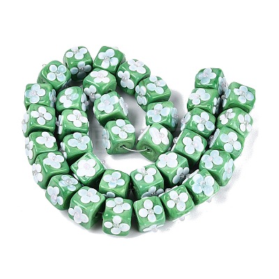 Handmade Bumpy Lampwork Beads LAMP-Q039-14C-1