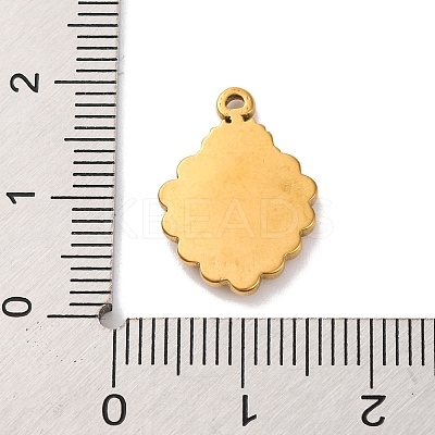 304 Stainless Steel Pendants STAS-M072-03A-G-1