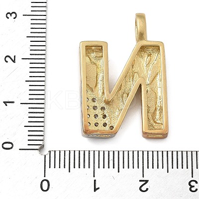 Brass Micro Pave Cubic Zirconia Pendants KK-B126-02G-N-1
