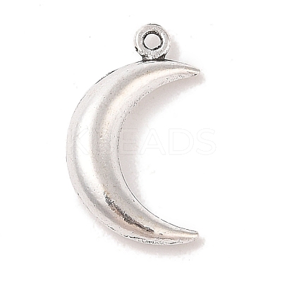 Moon Alloy Pendants X-TIBEP-R336-172AS-FF-1