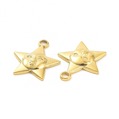 Ion Plating(IP) 304 Stainless Steel Pendants STAS-C003-14G-1