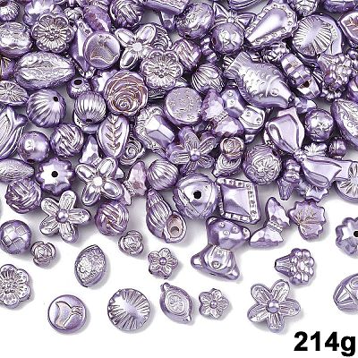 214G Pearlized Opaque Acrylic Beads OACR-YW0004-41C-1