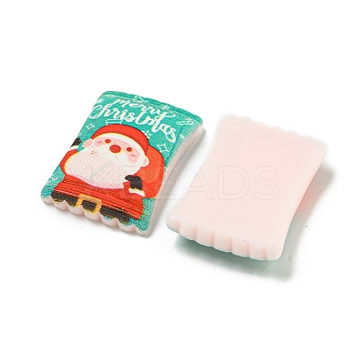 Christmas Theme Opaque Resin Decoden Cabochons CRES-B022-03D-1