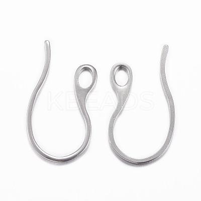 Tarnish Resistant 304 Stainless Steel Earring Hooks X-STAS-H383-28P-1