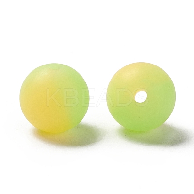 Two Tone Luminous Silicone Beads LS-SIL-I002-01A-1