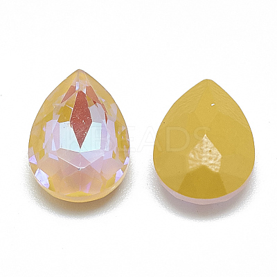 Pointed Back K9 Glass Rhinestone Cabochons RGLA-T052-6x8-221MI-1