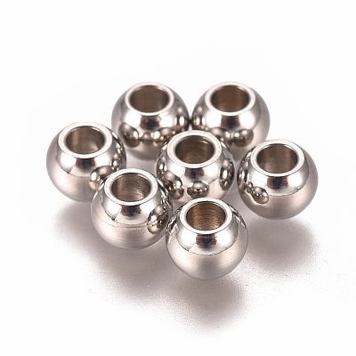 Tarnish Resistant 201 Stainless Steel Spacer Beads STAS-I137-01F-P-1