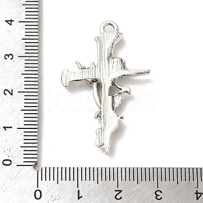 Tibetan Style Alloy Pendants PALLOY-M217-42AS-1