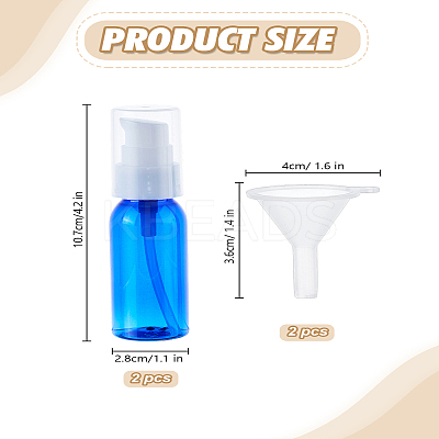 2Pcs Column PET Spray Bottles MRMJ-LP0001-20-1