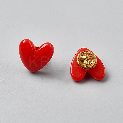 Resin Pins JEWB-WH0028-87A-1