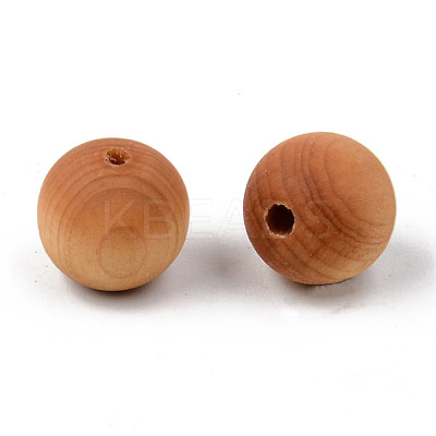 Natural Wood Beads WOOD-R268-8mm-1