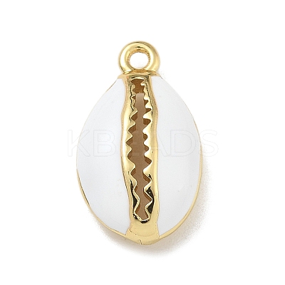 Rack Plating Brass Enamel Pendants KK-G515-19G-01-1