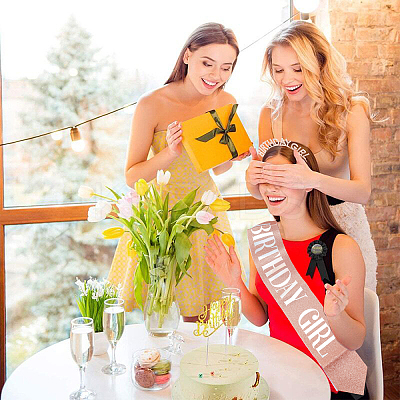 Birthday Crown Shoulder Strap Sets AJEW-WH0162-93-1