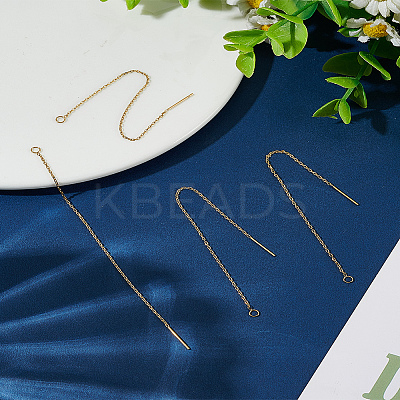 2 Pairs 304 Stainless Steel Stud Earring Finding STAS-LP0001-90-1