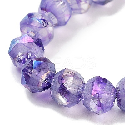 Baking Paint Glass Beads Strands GLAA-H032-05-06-1