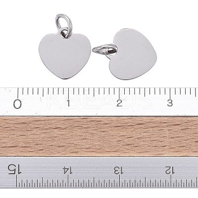 Anti-Tarnish 304 Stainless Steel Stamping Blank Tag Charms STAS-I311-18P-1